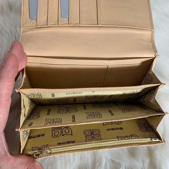 Dudu Pale Peach Leather Wallet - Picture 5 of 7